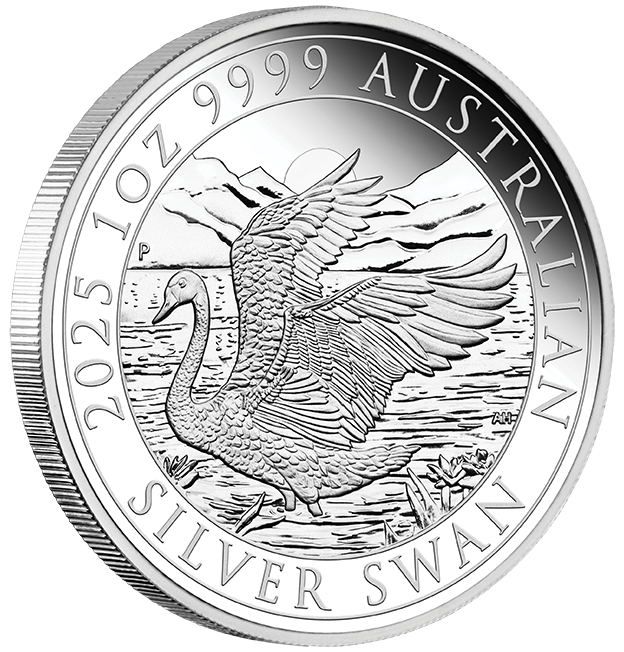 In Stock! 2025 Australia Swan Proof Perth ANDA Show 1 oz Silver Coin (05/20)