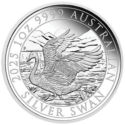 In Stock! 2025 Australia Swan Proof Perth ANDA Show 1 oz Silver Coin (05/20)