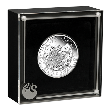 In Stock! 2025 Australia Swan Proof Perth ANDA Show 1 oz Silver Coin (05/20)