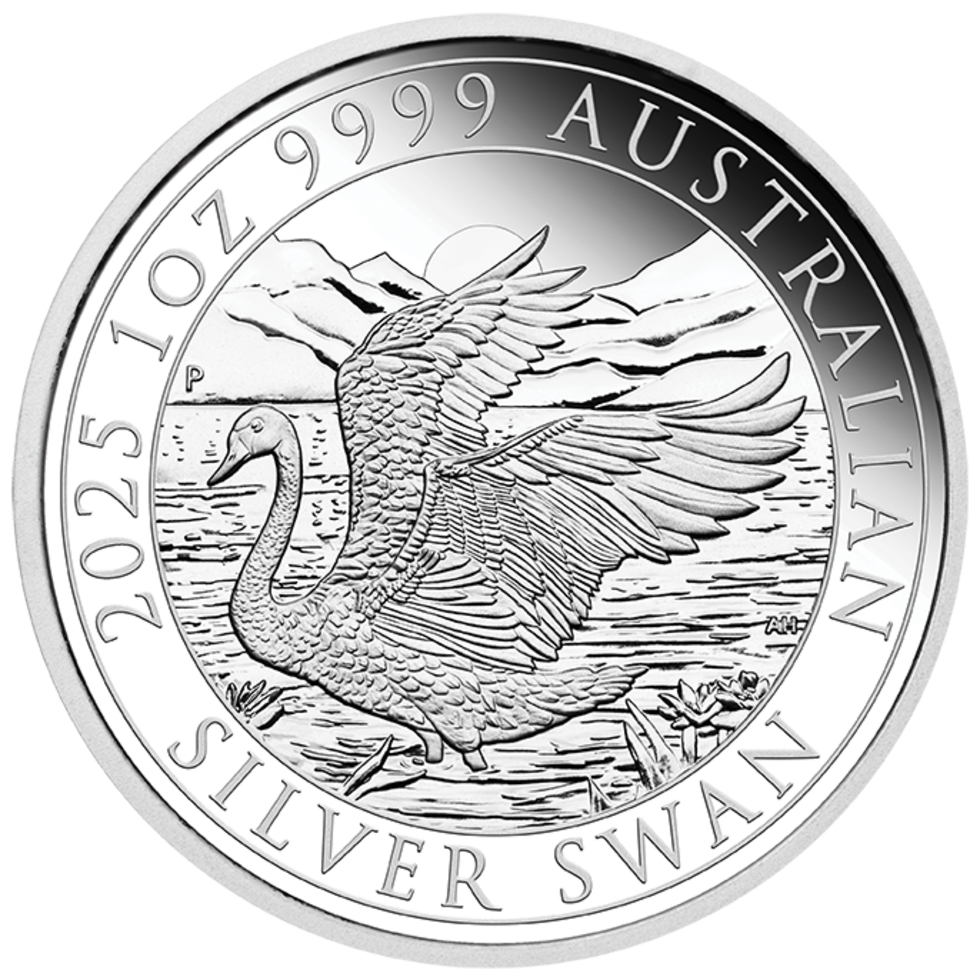 In Stock! 2025 Australia Swan Proof Perth ANDA Show 1 oz Silver Coin (05/20)