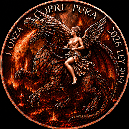 Fire Dragon Libertad Tribute 1 oz Copper (06/08)