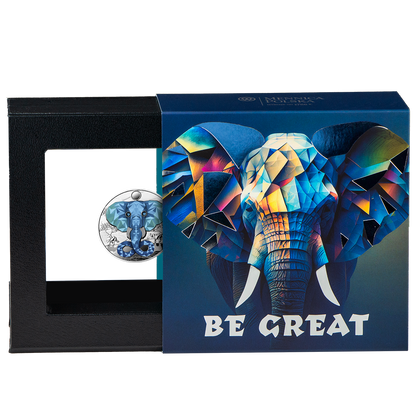 In Stock! 2023 Cameroon Be Great Elephant 1 oz Silver Coin