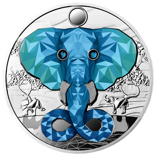 In Stock! 2023 Cameroon Be Great Elephant 1 oz Silver Coin