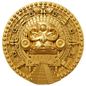 In Stock! 2025 Cameroon Maya 2 oz Silver Coin - Gold Gilded Version!