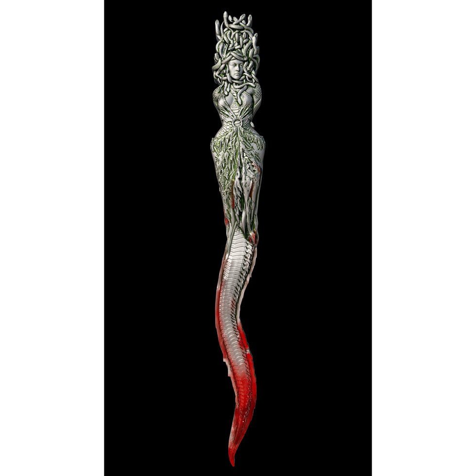 In Stock! 2025 Cameroon Medusa Dagger 2 oz Silver Coin - Finish: Antiqued