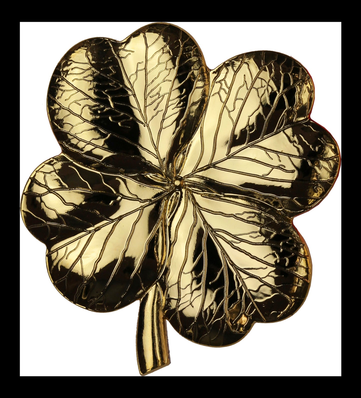 In Stock! 2026 Cameroon Four-Leaf Clover Shaped Gold Plated CN Coin