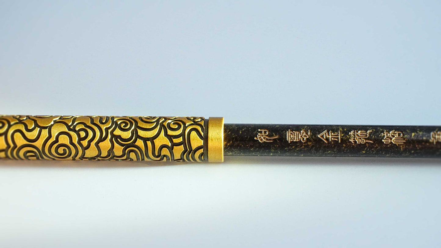 2026 Cameroon Monkey King Cudgel 324g Copper Coin. Finish: Gold Gilt