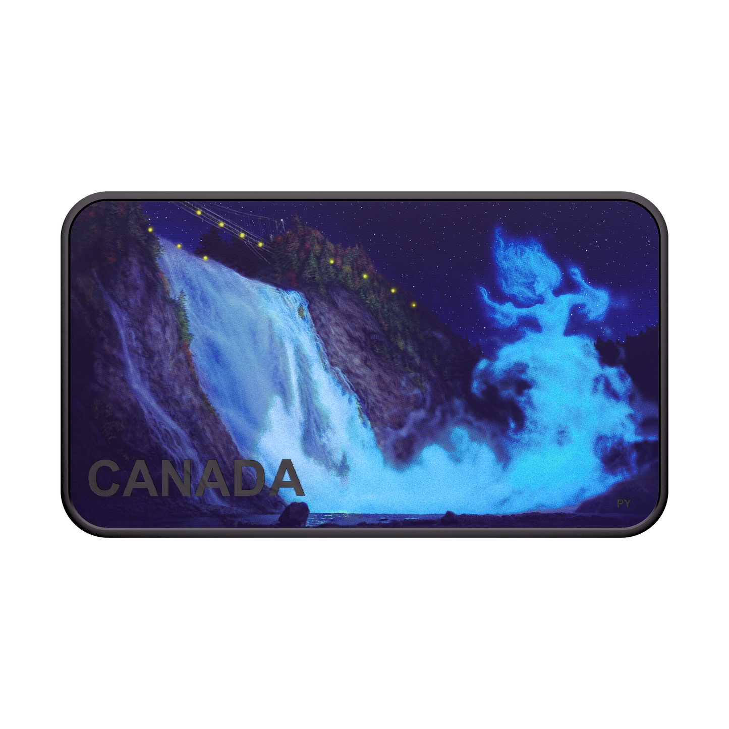 In Stock! 2025 Canada Haunted Canada Lady in White 1 oz Silver Coin (OGP) with BLACK LIGHT INCLUDED