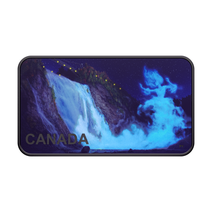 In Stock! 2025 Canada Haunted Canada Lady in White 1 oz Silver Coin (OGP) with BLACK LIGHT INCLUDED