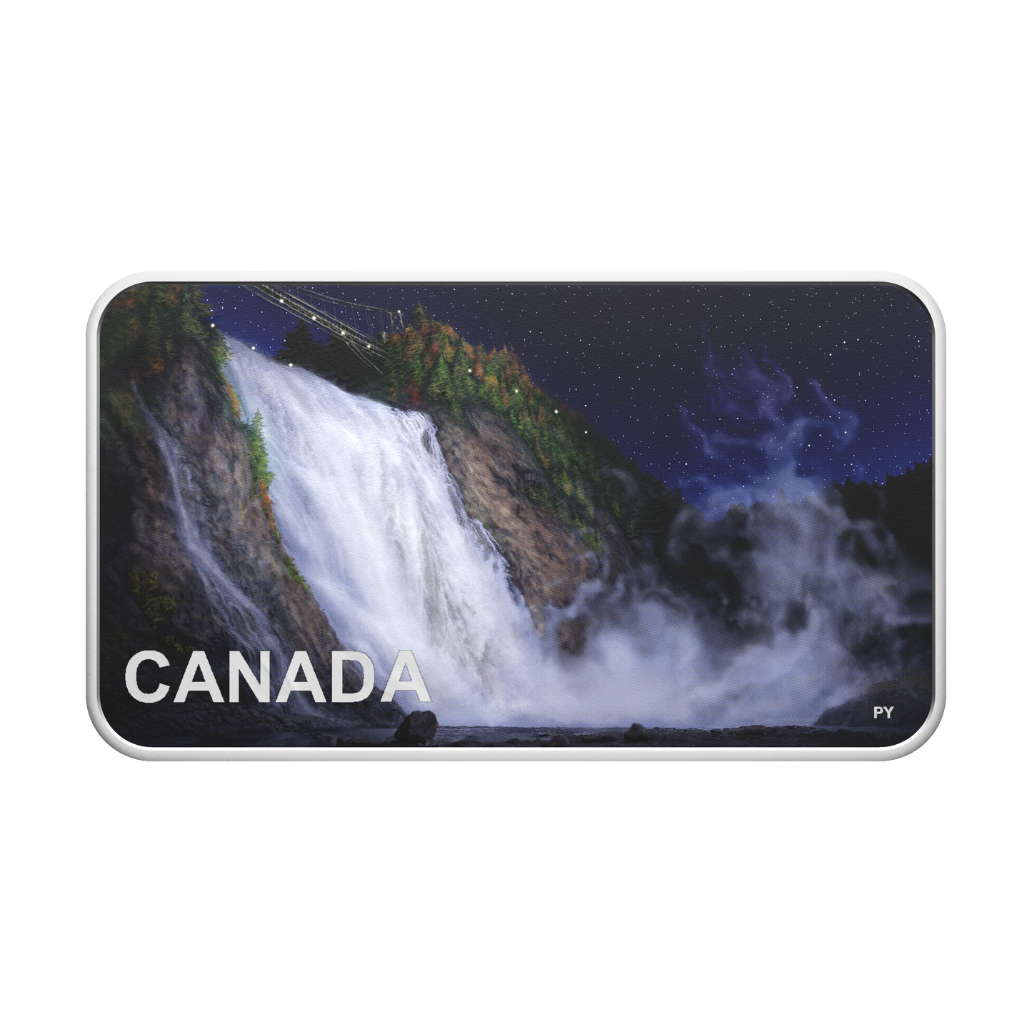 In Stock! 2025 Canada Haunted Canada Lady in White 1 oz Silver Coin (OGP) with BLACK LIGHT INCLUDED
