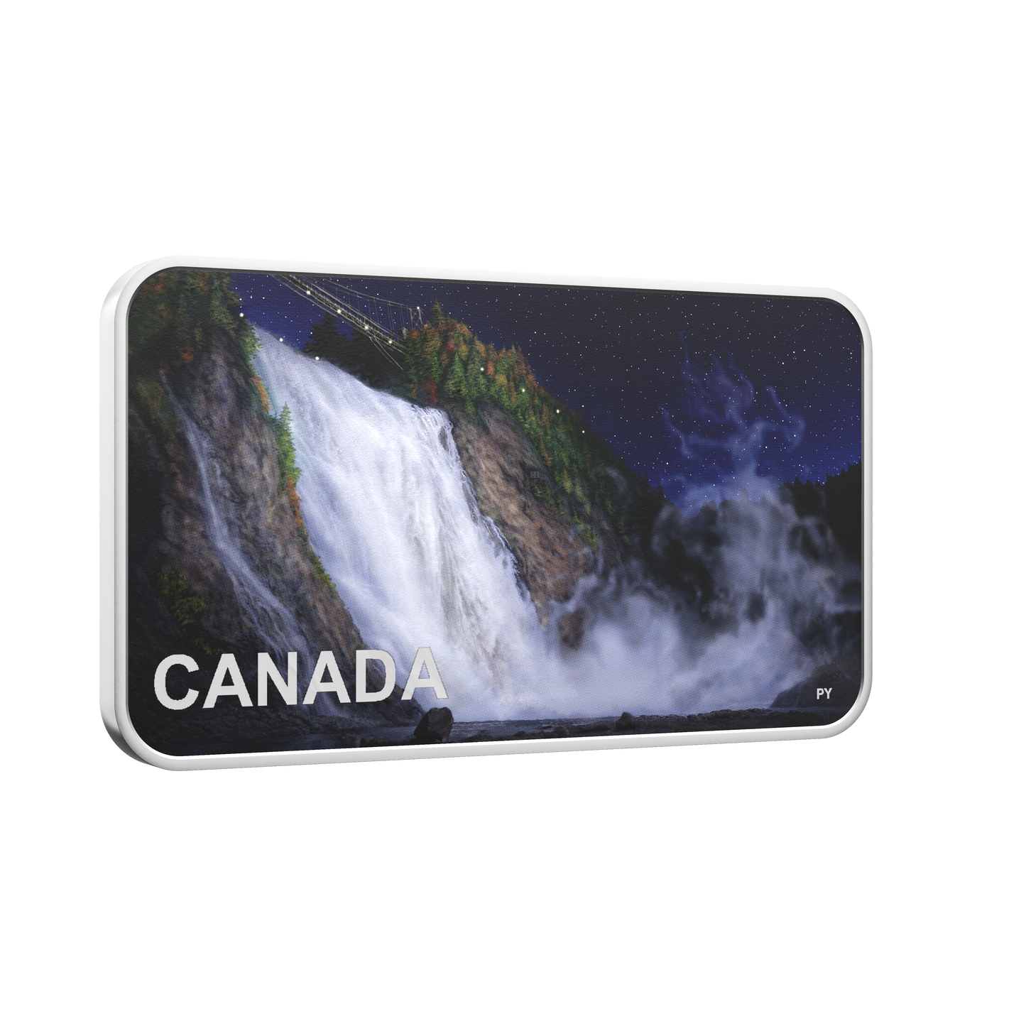 In Stock! 2025 Canada Haunted Canada Lady in White 1 oz Silver Coin (OGP) with BLACK LIGHT INCLUDED