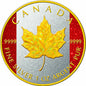 In Stock! 2025 Canada Maple Leaf Holo Gold Diamond Flag Edition 1 oz Silver Coin (06/09)
