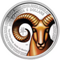 2015 Canada Year of the Sheep Colorized Proof 3/4 oz Silver Coin