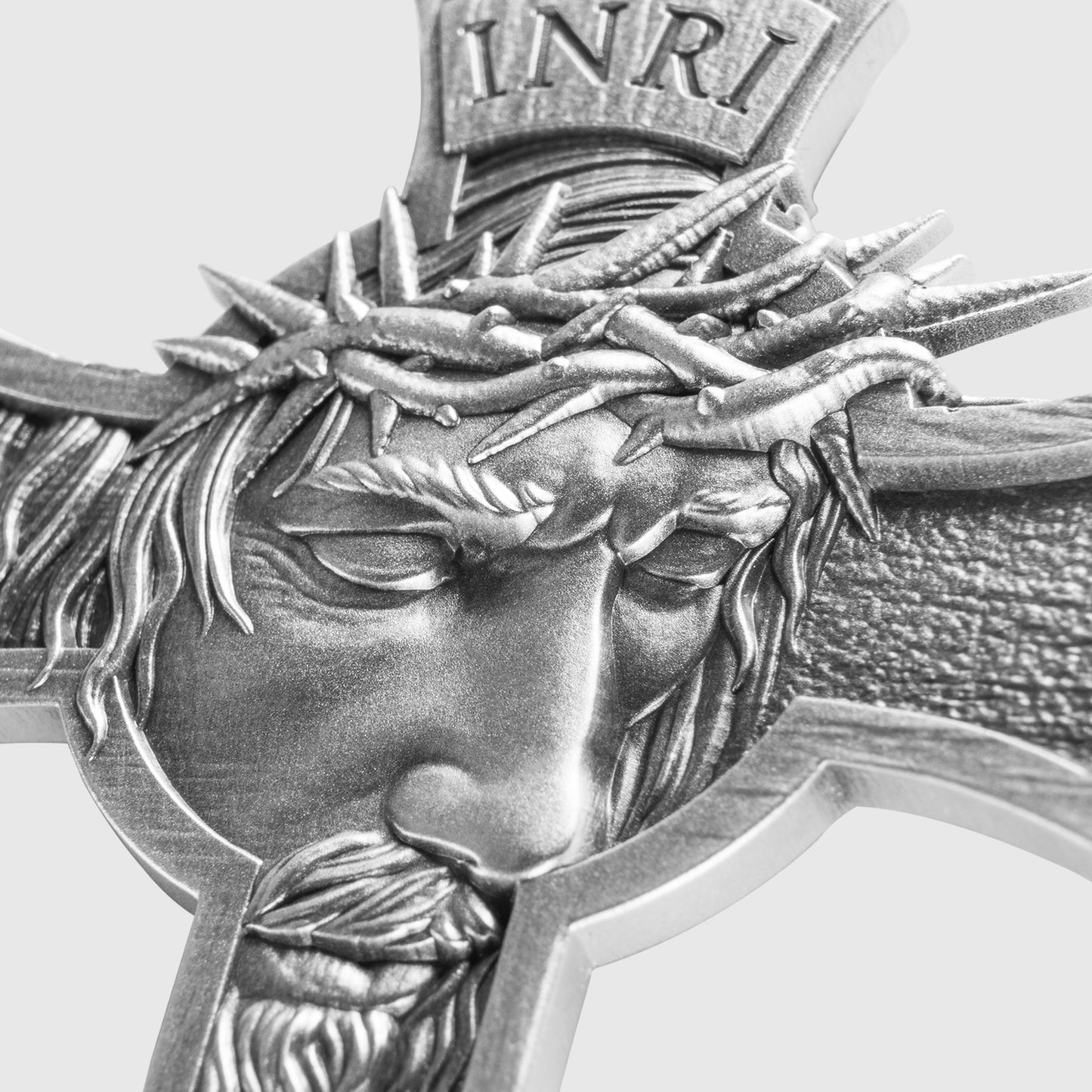 In Stock! 2025 Chad Jesus Cross Shaped 1 oz Silver Coin - Options: Original Mint Packaging
