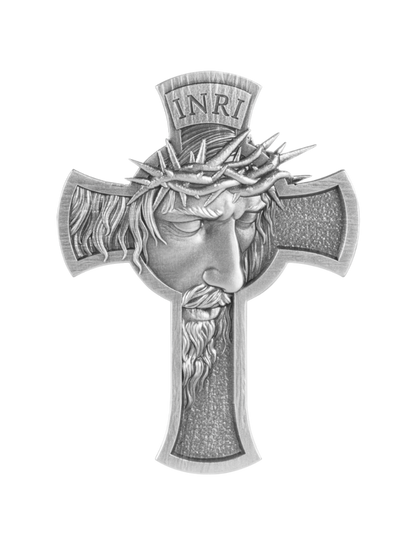 In Stock! 2025 Chad Jesus Cross Shaped 1 oz Silver Coin - Options: Original Mint Packaging