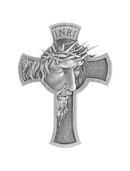 In Stock! 2025 Chad Jesus Cross Shaped 1 oz Silver Coin - Options: Original Mint Packaging