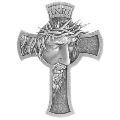 In Stock! 2025 Chad Jesus Cross Shaped 1 oz Silver Coin - Options: Original Mint Packaging