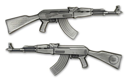 In Stock! 2024 Chad History's Greatest Firearms AK-47 Rifle 2 oz Silver Coin