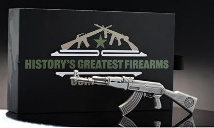 In Stock! 2024 Chad History's Greatest Firearms AK-47 Rifle 2 oz Silver Coin