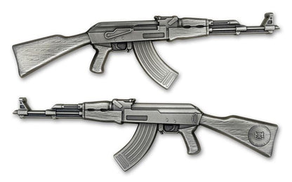In Stock! 2024 Chad History's Greatest Firearms AK-47 Rifle 2 oz Silver Coin