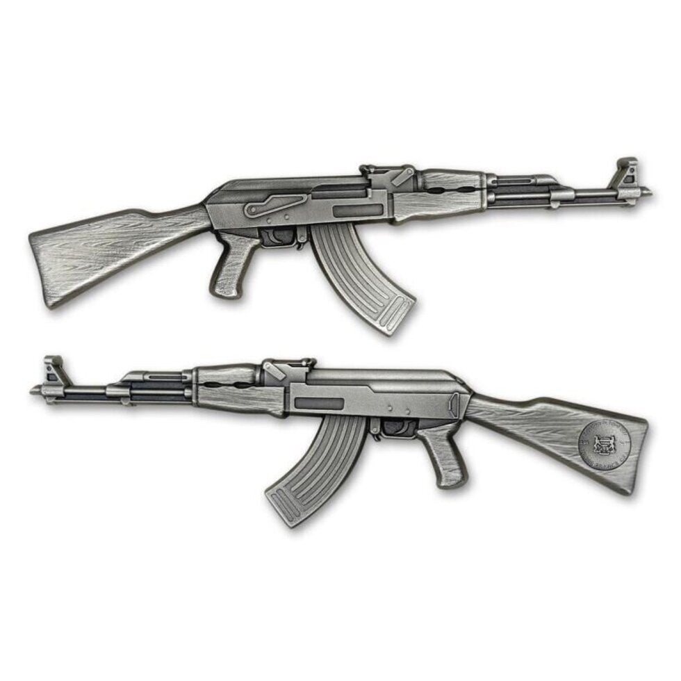 In Stock! 2024 Chad History's Greatest Firearms AK-47 Rifle 2 oz Silver Coin