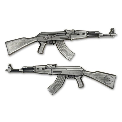 In Stock! 2024 Chad History's Greatest Firearms AK-47 Rifle 2 oz Silver Coin