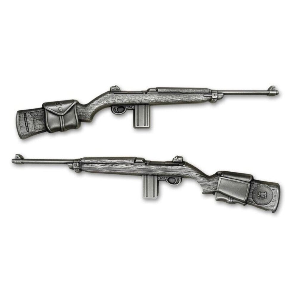 In Stock! 2024 Chad History's Greatest Firearms M1 Carbine Rifle 2 oz Silver Coin