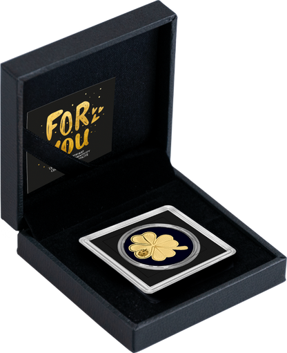 Deal of the Day! In Stock! Chad Clover with Ladybug 1/1000 oz Gold Coin in Box