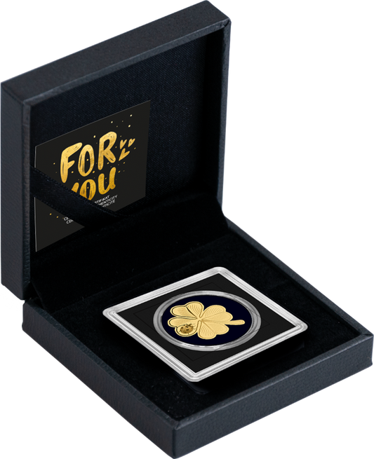 In Stock! Chad Clover with Ladybug 1/1000 oz Gold Coin in Box