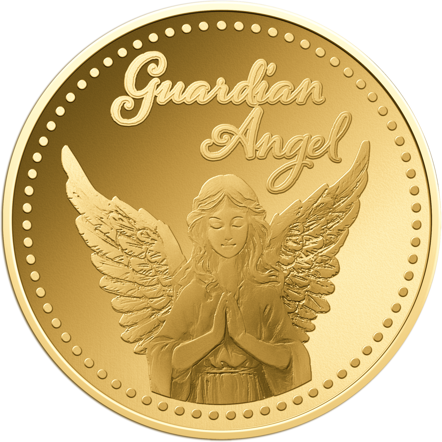 In Stock! Chad Guardian Angel 1/1000 oz Gold Coin in Card