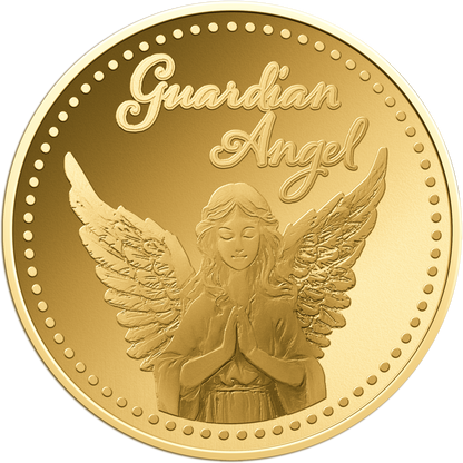 In Stock! Chad Guardian Angel 1/1000 oz Gold Coin in Card
