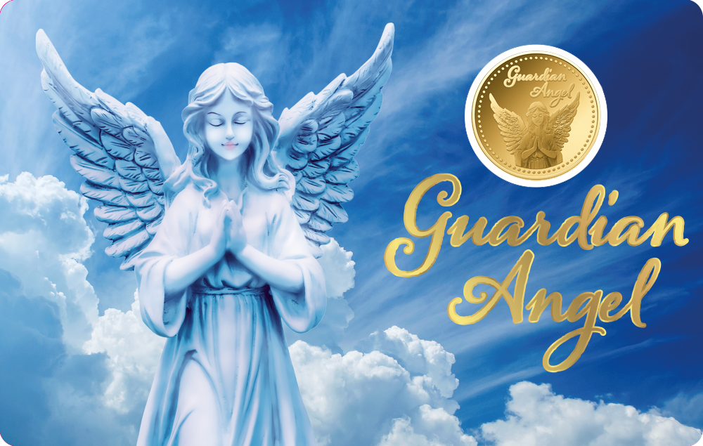 In Stock! Chad Guardian Angel 1/1000 oz Gold Coin in Card