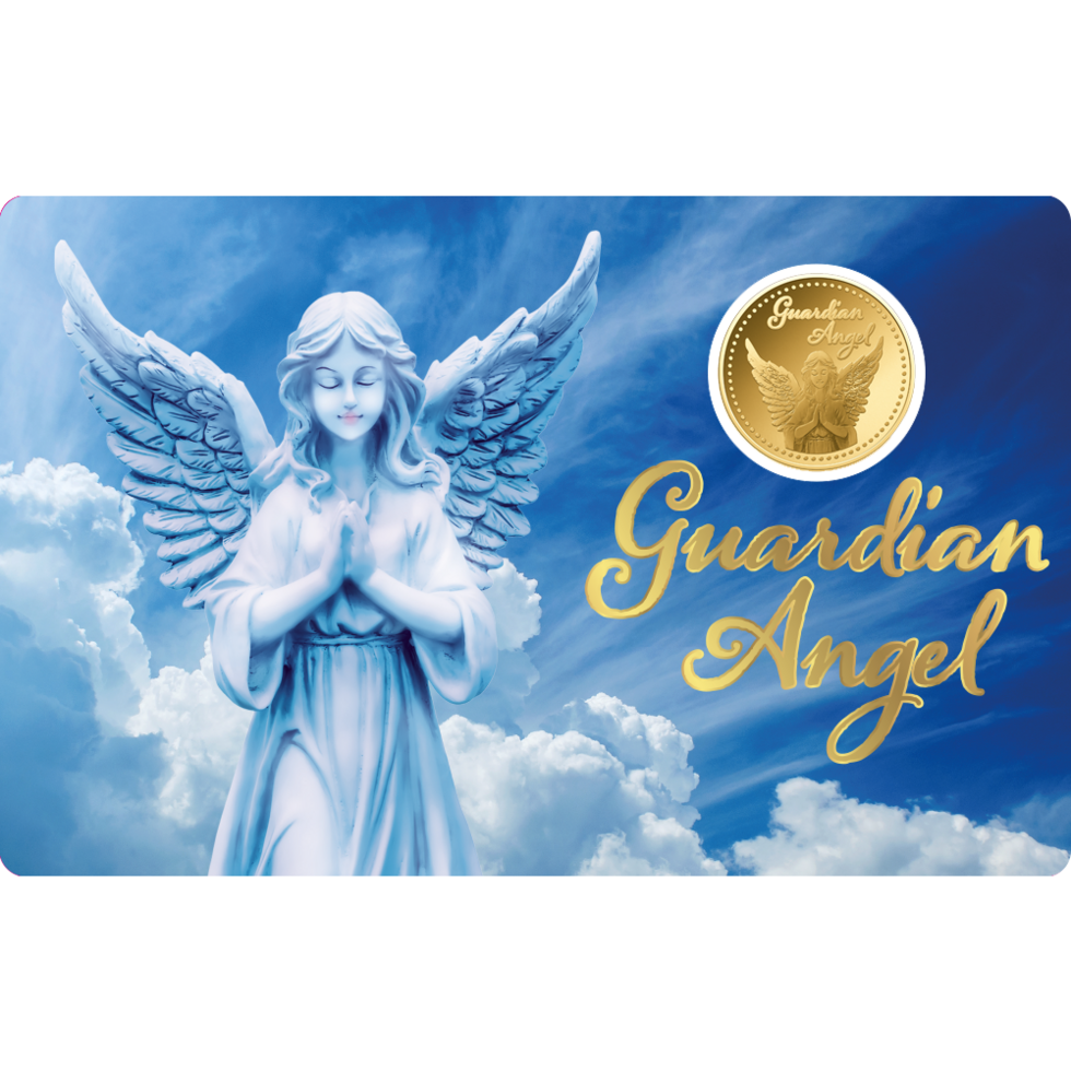 In Stock! Chad Guardian Angel 1/1000 oz Gold Coin in Card