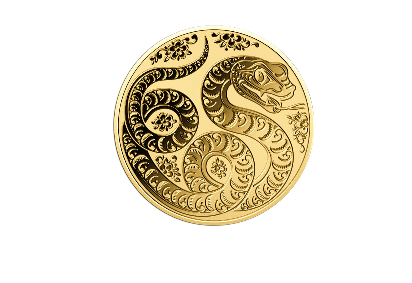 In Stock! Chad Year of the Snake 1/1000 oz Gold Coin in Card