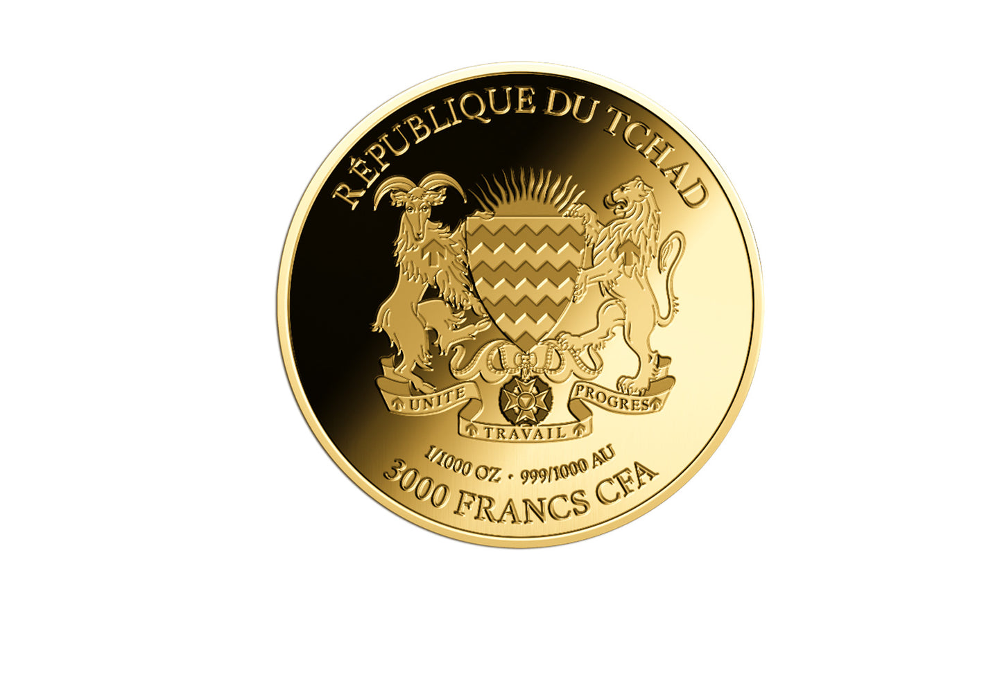 In Stock! Chad Year of the Snake 1/1000 oz Gold Coin in Card