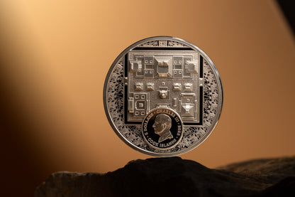 In Stock! 2025 Cook Islands Legends Aztec Empire 1 oz Silver Coin - OMP