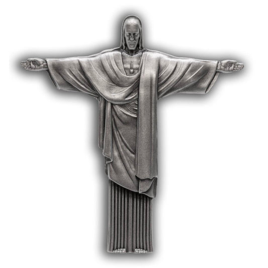 2026 Cameroon Christ the Redeemer 2 oz Silver Coin (06/26)