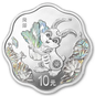 In Stock! 2023 China Year of the Rabbit Blossom Shaped 30g Silver Coin