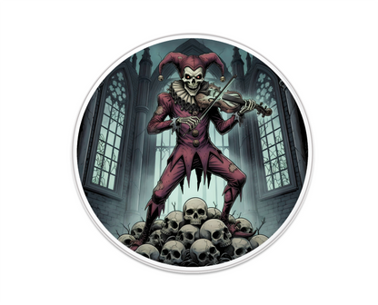 2025 Castronomics Dark Carnival Death's Fiddler Colorized 1 oz Silver Round