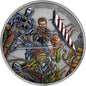 2024 Niue Camelot Sir Lancelot Colorized Antiqued 1 oz Silver Coin (06/19)