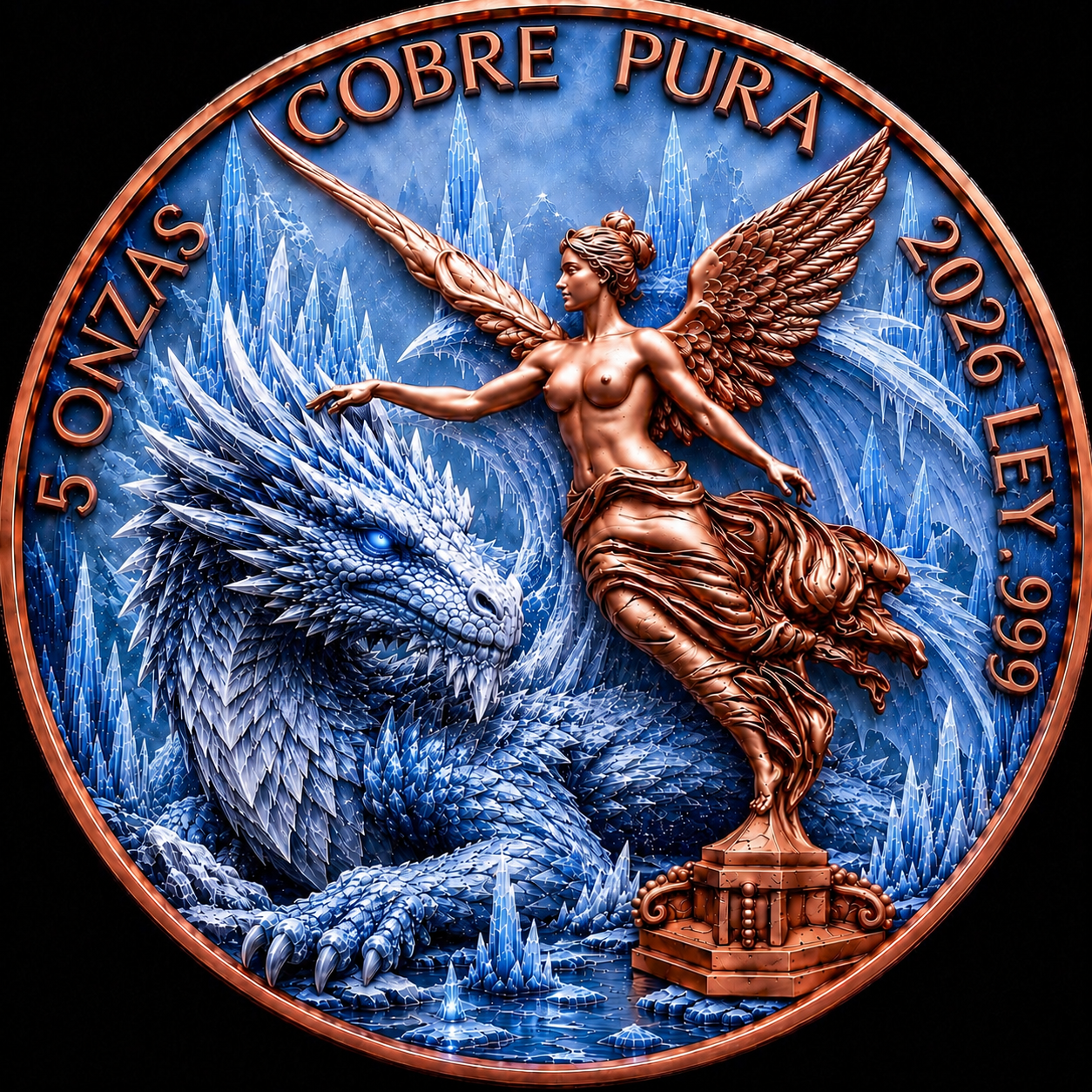 Ice Dragon Libertad Tribute 5 oz Copper (6/5)