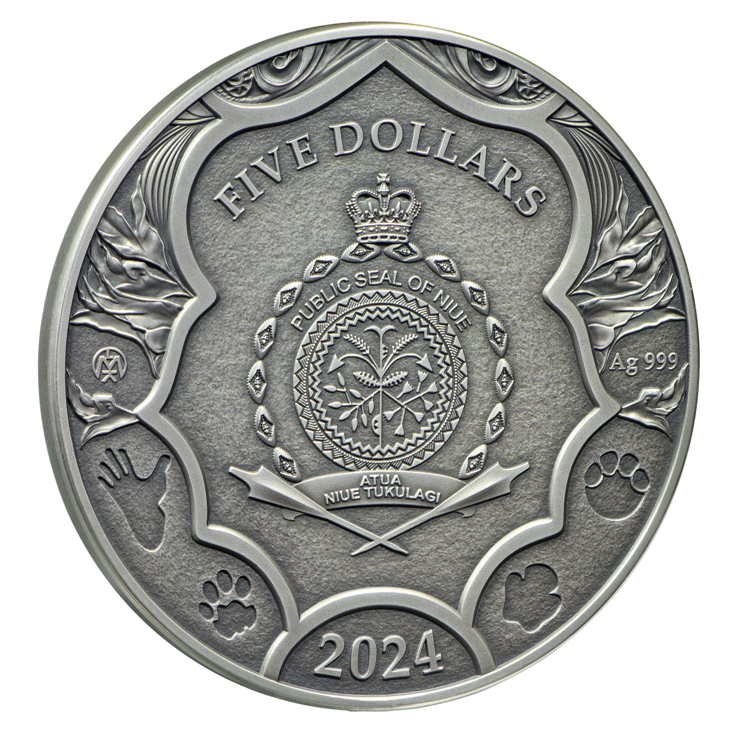 2024 Niue Save the Powers Elephant 2 oz Silver Coin (04/08)