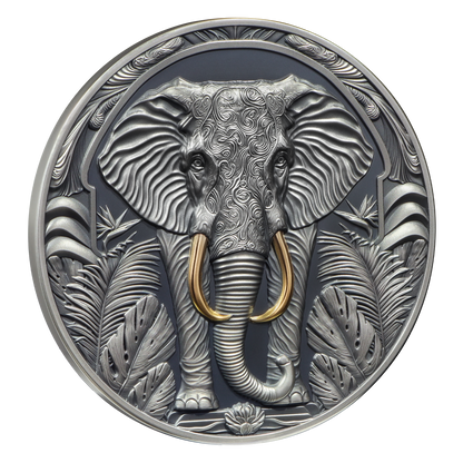 2024 Niue Save the Powers Elephant 2 oz Silver Coin (04/08)