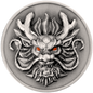 In stock! 2024 Fiji Year of the Dragon 3D UHR Antiqued 1 oz Silver Coin - Options: Original Mint Packaging