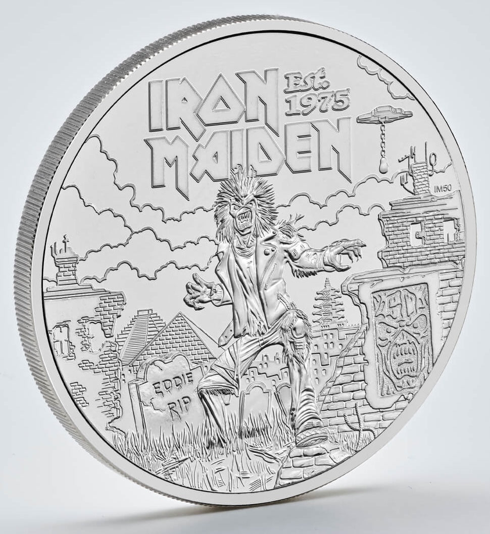 In Stock! 2025 Great Britain Iron Maiden 28.28g OMP