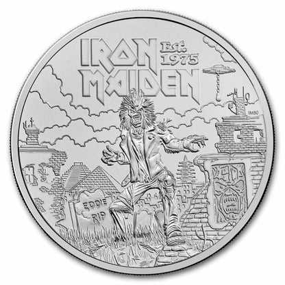 In Stock! 2025 Great Britain Iron Maiden 28.28g OMP