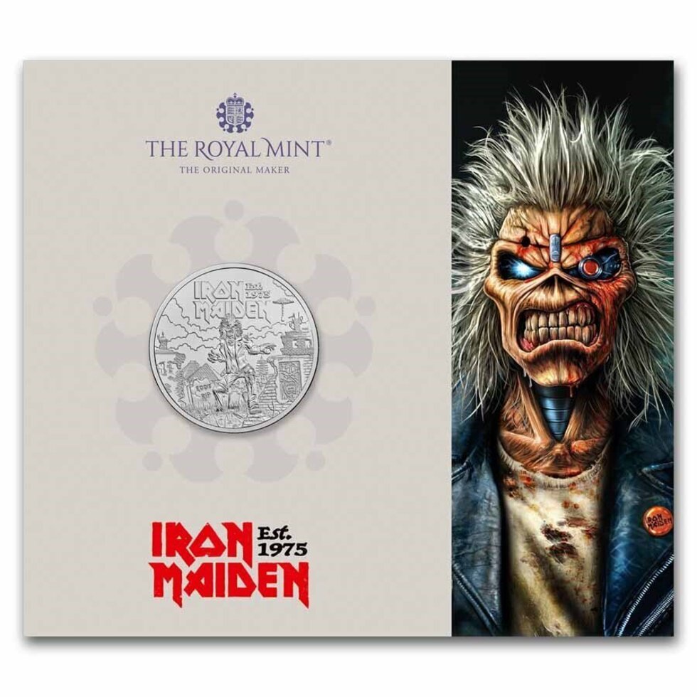 In Stock! 2025 Great Britain Iron Maiden 28.28g OMP