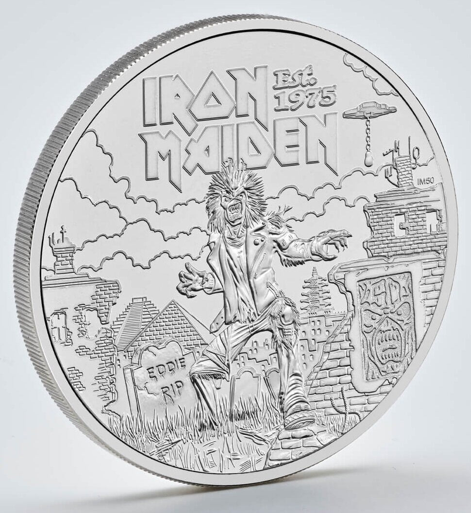 In Stock! 2025 Great Britain Iron Maiden 28.28g OMP
