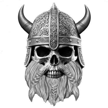 2025 Ghana Viking Skull 1 oz .999 Silver Coin