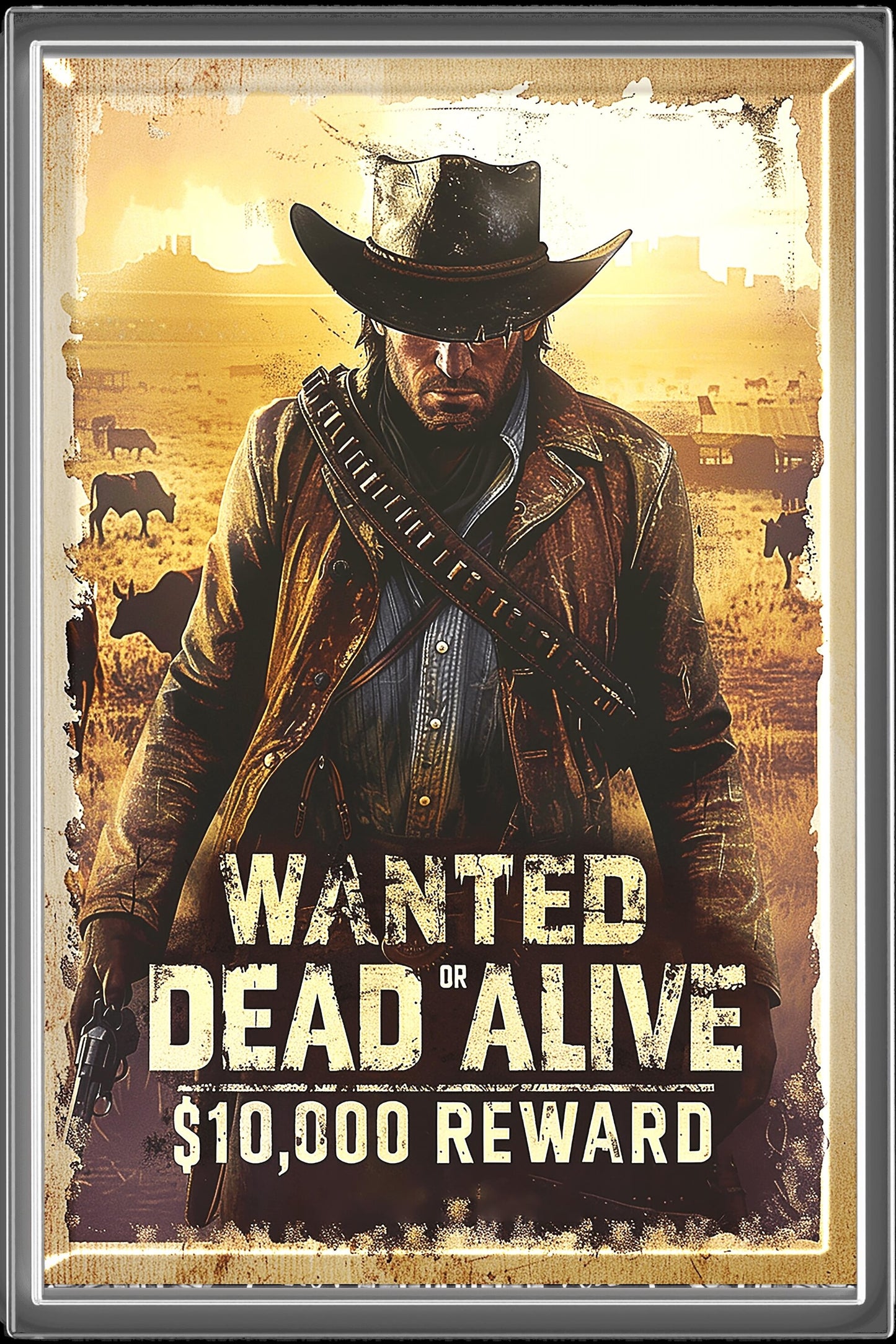 In Stock! 2026 Ghana Wanted Dead or Alive 5g Silver Foil (10/22)